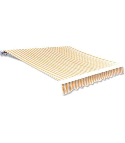 Telo Per Tenda Da Sole 3x2,5 M - Copertura Impermeabile Con Balze Per Balcone, Protezione UV - Foto 3