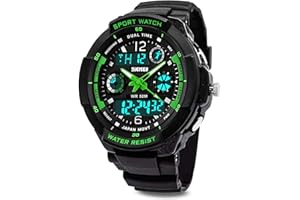 TOPCABIN Digital-Analog Kids Teenager Boys Girls Sport Digital Watch with Alarm Stopwatch Chronograph - 50m Water Proof Electronic Sport Watch for Boys Teenagers Junior Kids Children