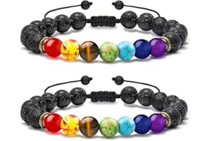 J.Fée Bracelet Pierre Naturelle en 8MM 6MM Bracelet Pierre Bracelet Perles Bracelet Pierres Précieuses Bracelet Femme Bijoux Femme Cadeau Femme Cadeau Anniversaire Femme et Homme