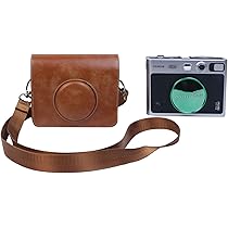 Custodia In Pelle Per Fujifilm Mini EVO - Custodia Protettiva Vintage Con Tracolla, Rimovibile E Pratica - Foto 5