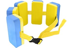 KYZUZIA Cinture Per Nuoto per bambini 3-6 anni, Cintura da Nuoto per Bambini Regolabile con 5 Cuscinetti Eva per Bambini di Oltre 30 Kg,adatto per piscina e feste in spiaggia.