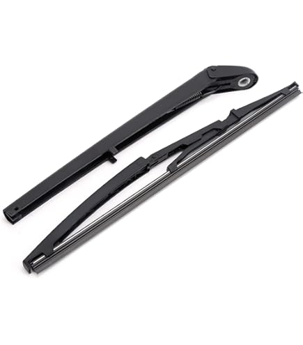 Braccio e spazzola tergicristallo posteriore per Alfa Romeo 147 2000-2010, gruppo tergicristallo posteriore in gomma ABS