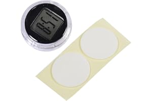 ONKUJLPST Motorcycle Digital Clock,Car Dashboard Clock, Tiny Small Car Vent Clocks,Stick On Waterproof Motorcycle Clock, Motorcycle Handlebar Digital Clock