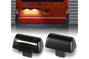 OZ-LAMPE LED Number Plate Light,2Pcs License Number Plate Light Bulbs for Ford Transit MK5 MK6 MK7,SMD 3014 DC 12V License Plate Lamp Taillight with Canbus,Error Free Rear Lamps