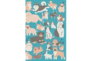 Cute Teal Dog Composition Book – Fun & Aesthetic Lined Notebook for Writing, Journaling & Creativity: Adorable Puppy-Themed Journal for All Ages – Perfect Gift for Dog Lovers & Stationery Fans