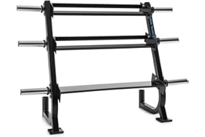 Capital Sports Depoto - Support Kettlebells haltères sur 3 Niveaux Barres Poids d'haltèreouverture 25 50mm