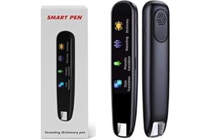 OuDiLee Scan Reader Pen, 112 Language Translator Device, Smart Digital Reading Pen for Dyslexia, Elderly, Kids, Students (Supports Voice, Scan, Speech to Text)