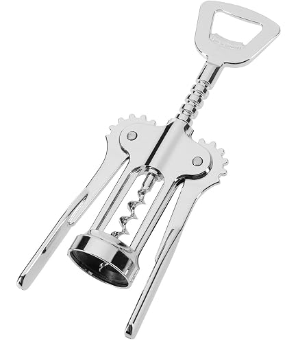 Tire-bouchon élégant En Alliage Zinc Rose Doré - À Levier Avec Bras Et Poignée Rotative - Avec Sac De Rangement En Lin - Ouvre Aussi Les Capsules De Bière
