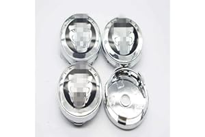 CELWA 4PC 60MM Set fit for Cat Center Wheel Hub Caps fit for S Type X Type XJR XF XJ XK (BLACK-1)