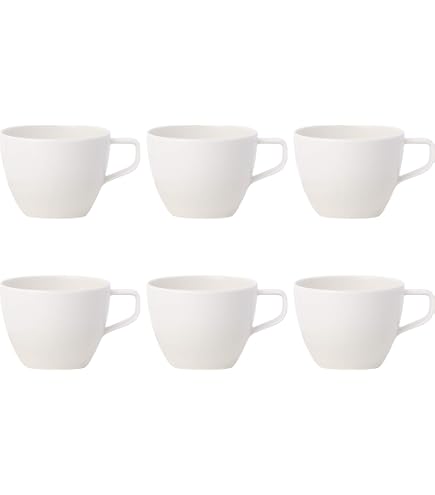 Villeroy & Boch Manufacture Rock Blanc Kaffeetasse – 220 Ml, Matt-weiß Mit Schieferoptik