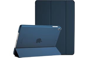 ProCase for iPad 9th/ 8th/ 7th Generation Case 10.2 Inch, Navy | 10.2 iPad Case 9th/ 8th/ 7th Gen Cover (2021/2020/2019), Slim Smart Cover With Translucent Hard Shell Back, Auto Sleep/Wake