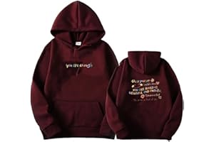 MRRTIME Dear Person Behind Me Sweatshirt, Hoodie, You Are Enough Sweatshirt Dear Person Behind me, The World is a Better Place with You in it, Are Enough, Hoodie Hooded Jacket