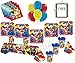 Produktbild DC Super Hero Mädchen Party Supplies Kinder Geburtstag Geschirr Dekorationen DC Comics Party Pack 16 - Super Mädchen Luftballons Plate Cup Serviette Tischdecke