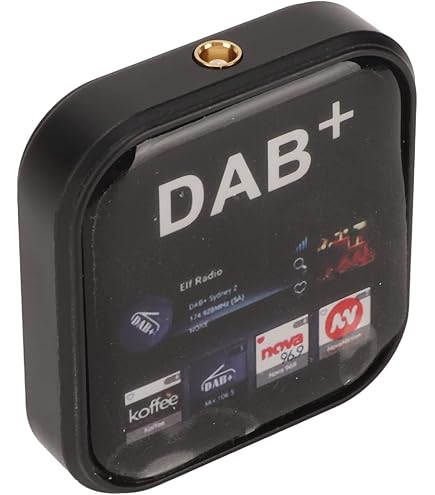 ES354 DAB Plus Radio Adapter Digital Radio Tuner Box mit MCX Antenne Verstärker DAB Antenne für Android 9.0/10.0/11.0 oder höher Autoradio USB