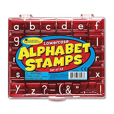 Learning Resources- Tampons de l'Alphabet en minuscules, LER0598