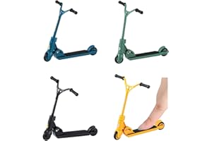 Mrltau 4 Piece Finger Scooter, Finger Skateboard, Mini Skateboard for Fingers, Mini Gifts for Boys, Professional Finger Toy - for Children Party Bag Filler, Mini Finger Skateboards Set