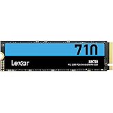 Lexar NM710 1TB SSD, M.2 2280 PCIe Gen4x4 NVMe Interne SSD, Bis zu 5000 MB/s Lesen, 4500 MB/s Schreiben, Internes Solid-State