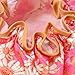 LEADSTAR 2 PCS Women Waterproof Shower Caps, Double Layers Bathing Cap Elastic Band Floral SPA Hat (Pink&Blue)