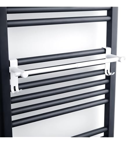 Lot De 2 Porte-serviettes Noirs 36CM Sans Perçage, à Suspendre Sur
