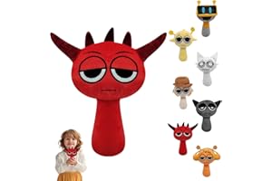 RCYHCY S-prunki Plushies, 9.8" S-prunki Plush, Peluche S-prunki Wenda, Suaves y Lindos SPR-unki Wenda Plush, Muñeco De Peluche Wen-da De Anime, Presentes para niños y niñas y Fans