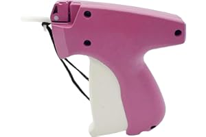 ABIYI Stitch Gun for Clothes,Tagging Gun for Clothing,Mini StitchHemming Gun for Clothes,Comes with 6 fine Needles and 1600 Black an1600 White Micro Fastener (Rose Powder)