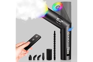 COLBOR Macchina del Fumo Portatile 40W, CF5 Mini Macchina Fumo Ricaricabile con Telecomando Ventilatore per Feste Fotografia Video Cosplay Matrimonio, Macchina-Fumo-Halloween