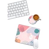 Desenli Mouse Pad ve Bardak Altlığı Set