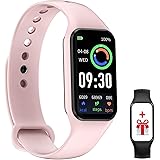 FeipuQu Smartwatch Uomo Donna, 5 ATM Impermeabil con Cardiofrequenzimetro/SpO2/Sonno/Contapassi, Notifiche Smart Watch Orolog