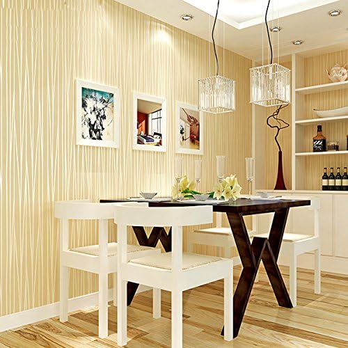 GK-Simple European style wall warm decorationBedroom living room simple striped background wall-paper non-woven wallpaper , pink , 0.53m X10m