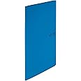 VON Pack of 10 A4 File Folders, Cardboard, with Stapling Mechanism, for 250 Sheets, by Leitz, with Soft Cover, for School, Study and Home, Blue, 30130035
