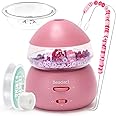 Beadact Electric Bead Spinner, Battery-Powered, for Clay and Seed Beads With 2 Beading Needles - Bracelet and Necklace Jewelry Making (Rose-Red)