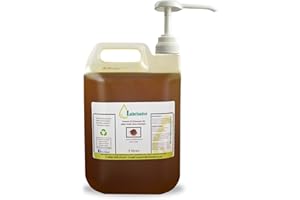 LUBRISOLVE 100% Pure Cold-Pressed Linseed Oil – Natural Wood Treatment & Horse Feed Supplement – 5 Litres with Pump– Premium Quality, Chemical-Free