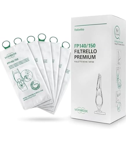 10 sacchetti premium per aspirapolvere compatibili con Darel