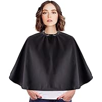 Diealles Shine Mantello per capelli Nero, Frcolor Cape per acconciatura Abito da taglio di capelli da salone in tessuto di ma