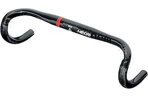 Cinelli Unisex's Neos Drop Handlebars, Black/Red