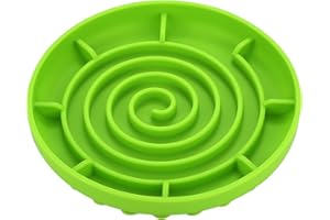 Gamelle Anti Glouton pour Chien,Doweiss Slow Feeder pour Animaux Chat/Chien en Silicone Caoutchouc Base Antidérapante