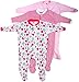 Baby Grow Minni Berry Long Sleeve Cotton Sleep Suit Romper Set of 3 For Girls (3-6M) RS.649.00