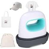 Mini Green Heat Press, Safety Insulating Base Transfer Press, Mini Heat Press Transfer for T-Shirts, Shoes, DIY, Small HTV Vi