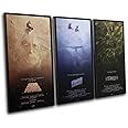 Bold Bloc Design - Star Wars Darth Vader Movie Greats 135x90cm SINGLE Canvas Art Print Box Framed - View #5
