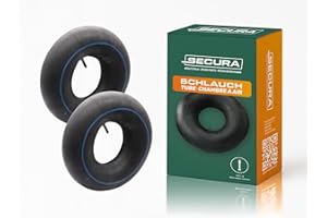 SECURA 2x chambre à air 13x5.00-6 13x6.00-6 compatible avec les tracteurs de pelouse autoportés valve droite