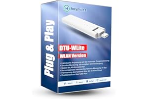 SALOOT Hoymiles DTU-Wlite, WLAN Kontrolleinheit für Hoymiles Mikro-Wechselrichter der Serien HM und MI/Nicht kompatibel mit der HMS Serie