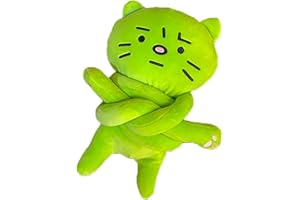 SEAFRONT Peluş Oyuncak Omuz Çantası, Uzun Kollu Seyahat Için Yumuşak Karikatür Kedi Çanta Ve Kızlar Için Geniş Tasarım