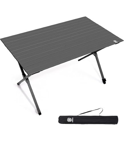 CASTELMERLINO 48 Camper Folding Table Larch 120 x 60 cm with Nylon
