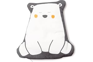 Doomoo Snoogy Bear - Cuscino termico imbottito con semi di colza e lavanda - Aiuta a crampi addominali e rilassare con profumo di lavanda - Cuscino per il riscaldamento estraibile