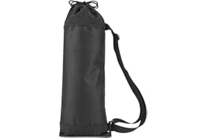 LANTRO JS Torba na statyw do aparatu, czarna kamera statyw torba do przenoszenia, przenośna trwała składana do monopodu (45 cm)
