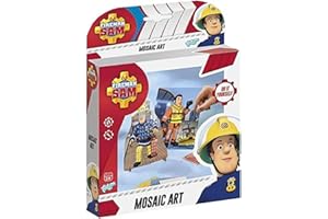 Totum Kit Créatif - Sam Le Pompier - Mosaic Set - Mosaique -