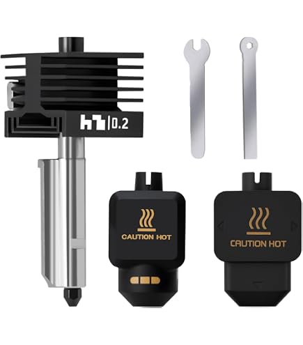 0.8mm H2D Hotend Kit For Bambu Lab H2D Combo / A1 / A1 Mini – High-Temp Hardened Steel Nozzle, Quick Swap