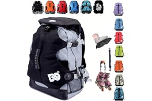 ZBH1985 Mochila para Patines con múltiples Compartimentos – Almacenamiento Externo para Patines en línea, Quad, artísticos y Zapatos de Patinaje sobre Hielo