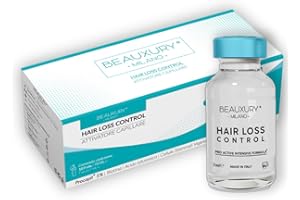 BEAUXURY MILANO Fiale Anticaduta Procapil 5% Capelli Danneggiati e Cute Sensibile Rinforza e Nutre il Bulbo, Idratante e Lentivo con Biotina Acido Acido Ialuronico e Cellule Staminali Vegetali