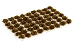 Jucoci Grass Tufts Estático Miniatura Hierba Tufts Modelo Hierba (Wilderness Grass Brown)
